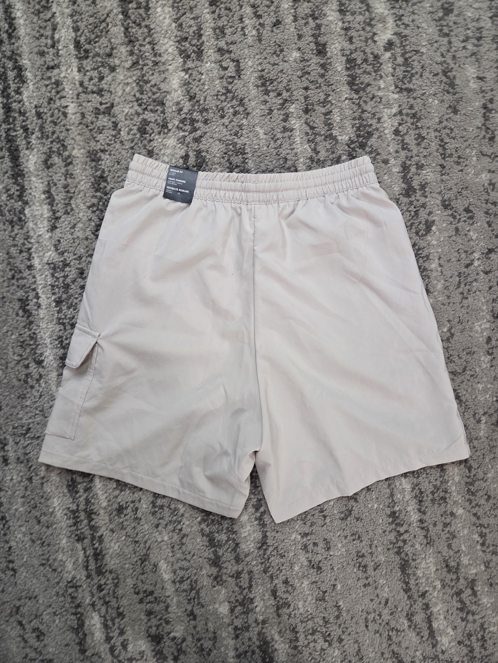 NWT Adidas Cargo Chelsea Shorts Mens Small White Wonder Alumina New 7in JD1828